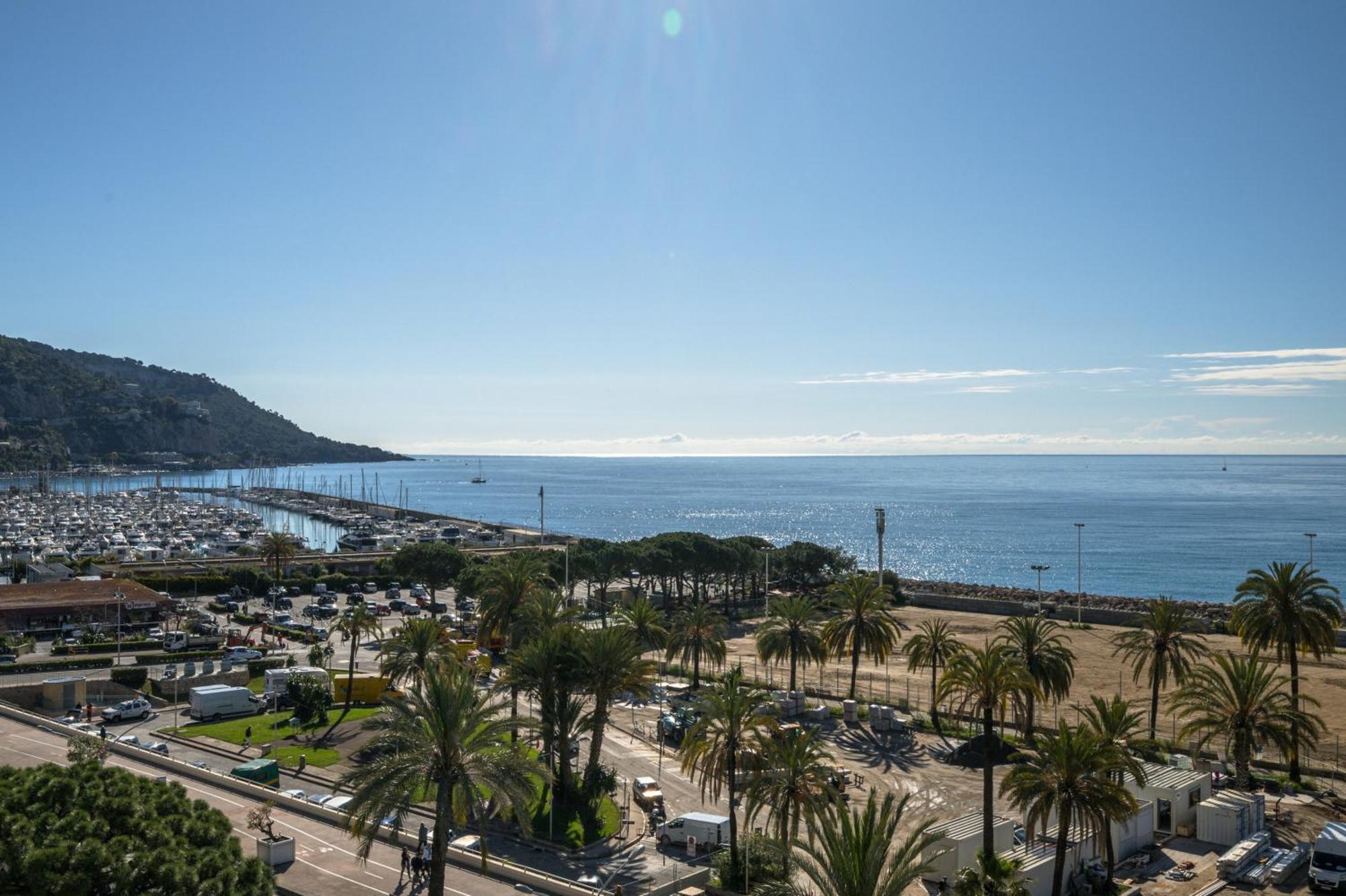 Le Rocamare - Piscine Toit Terrasse - Parking Prive - Terrasse Apartment Menton Luaran gambar